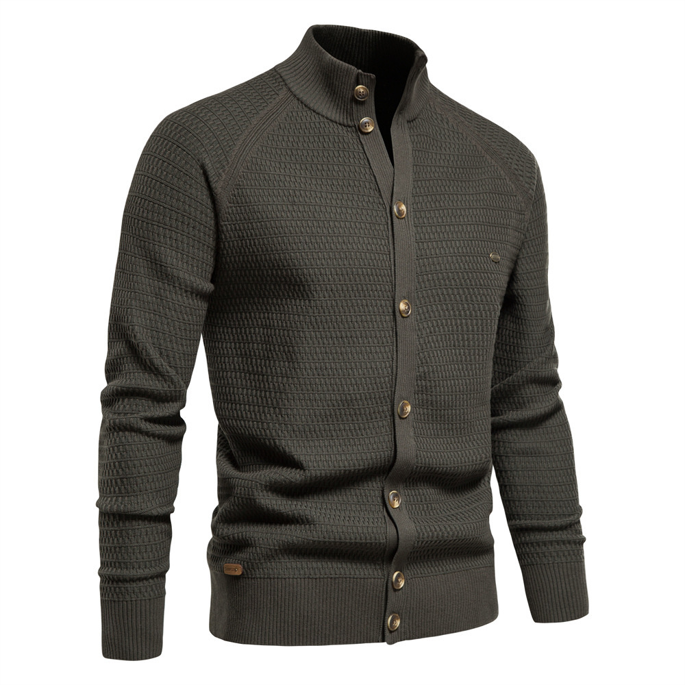 Men's Business Cotton Sweater Knit Cardigan