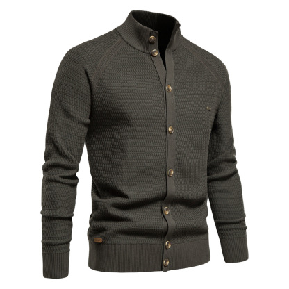 Men's Business Cotton Sweater Knit Cardigan