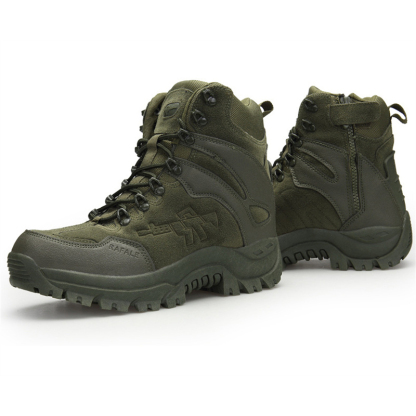 Men’s Waterproof Hiking Boot Anti-Impact Work Combat Boots