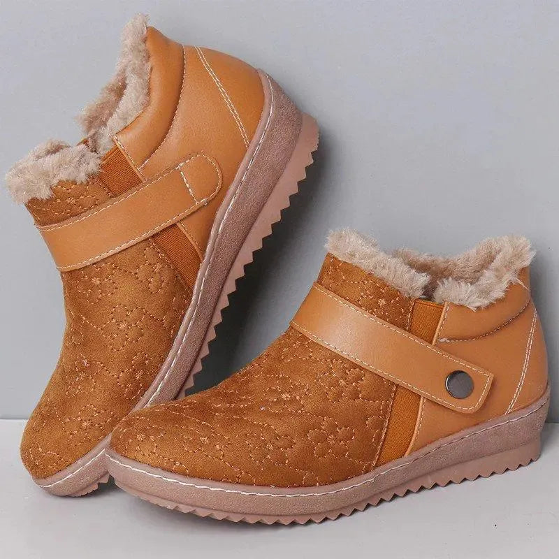 Round Head Wool Non-slip Snow Boots