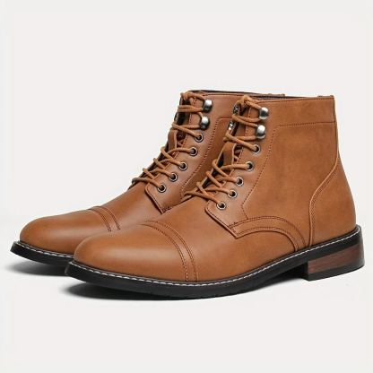 Men's Trendy Vintage Cap-toe Boots
