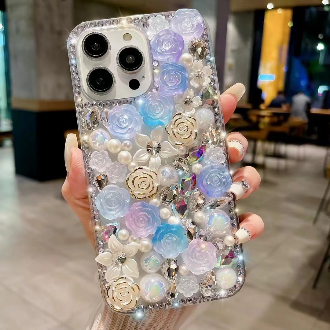 ✨Tinka iPhone Luxury Crystal Rose apsauginiam dėklui📱Geriausio sportinio dėklo pristatymas šiandien nemokamas. Gaukite savo dabar!💍👉