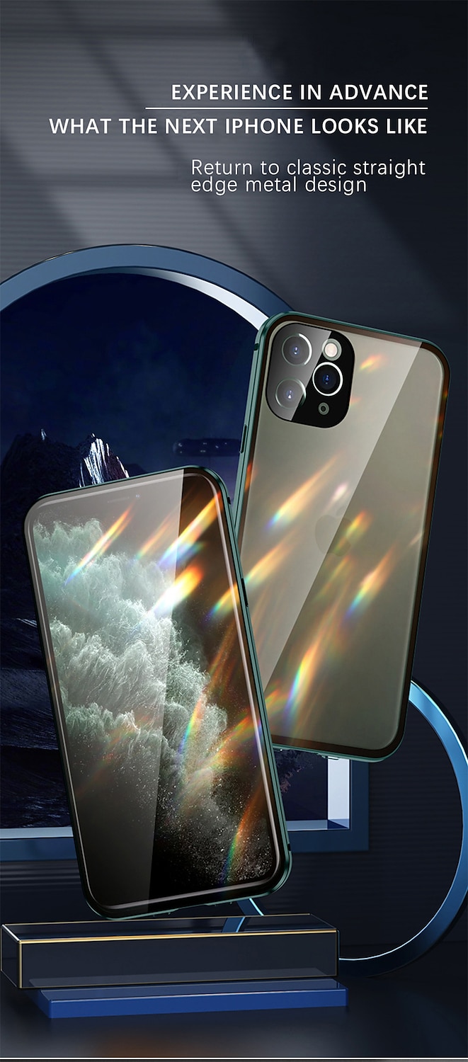 Husă pentru telefon pentru Apple iPhone 15 Pro Max Plus iPhone 14 Pro Max Plus 13 12 11 Mini X XR XS 8 7 Adsorbție magnetică Protectie completă a lentilelor pentru aparat foto de protecție anti-zg&acirc;rieturi Sticlă temperată solidă 2023 - 12,74 USD &ndash;P1