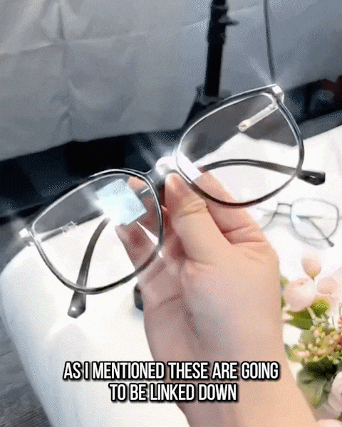 Paskutinė diena 49% nuolaida✨Nešiojami anti-mėlynos šviesos skaitymo akiniai moterims