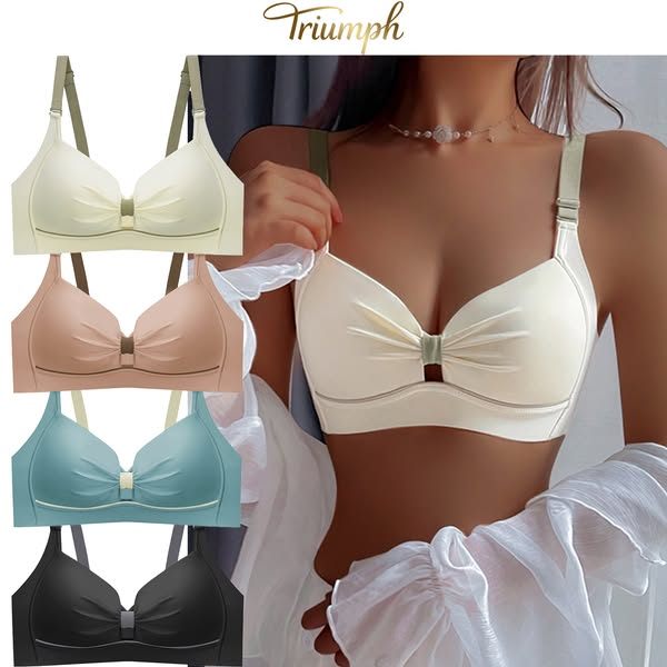 👙𝐓𝐫𝐢𝐮𝐦𝐩𝐡®õmblusteta rinnahoidja - jääsiid ilma terasrõngasteta  ( 3 aluspesu)