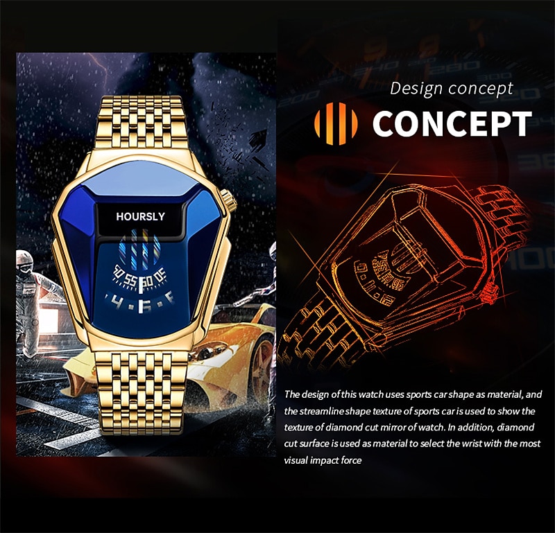 New Men'S Watch Decorative Fashion Snake Head Biker Watch Waterproof Sports Wristwatch Quartz Men'S Wristwatch 2023 - US $14.99 –P9