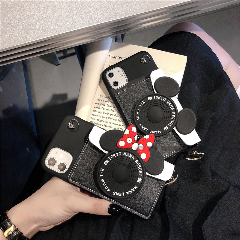 🌈📱Animacinių filmų piniginė 🥰Tinka iPhone dėklui, pečių krepšiui kryžminiam peties dirželiui💍👉