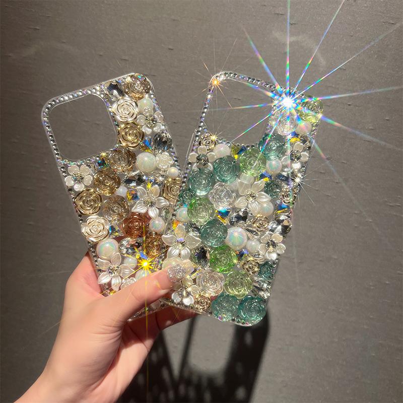 ✨Tinka iPhone Luxury Crystal Rose apsauginiam dėklui📱Geriausio sportinio dėklo pristatymas šiandien nemokamas. Gaukite savo dabar!💍👉