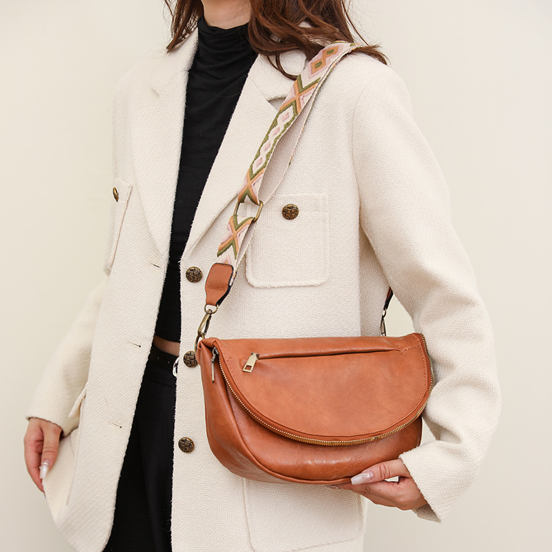 [Bag®]👜Madinga retro stiliaus rankinė ant pečių💗💃Kasdien paprastas krūtinės krepšys😍