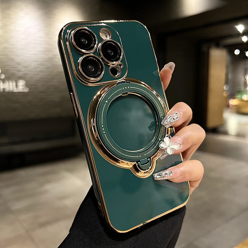 🌈Tinka Samsung iPhone + besisukančiam automobilinio telefono dėklui 📱 [magnetinis laikiklis + objektyvo plėvelė] 💍 Visiškai uždengti kraštai yra atsparesni kritimui 👉