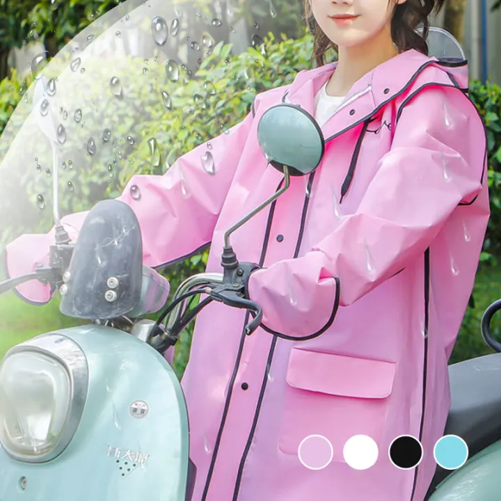 Taaskasutatav veekindel jope kapuutsi ja maskiga täiskasvanutele