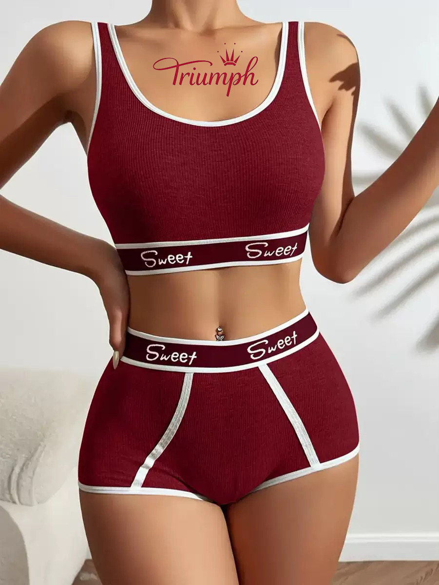 ✨【𝐓𝐫𝐢𝐮𝐦𝐩𝐡】✨👙Pilusio dydžio seksuali liemenėlė Push-up nuo slinkimo liemenėlė + kelnaitės【Nėrinių liemenėlių rinkinys】