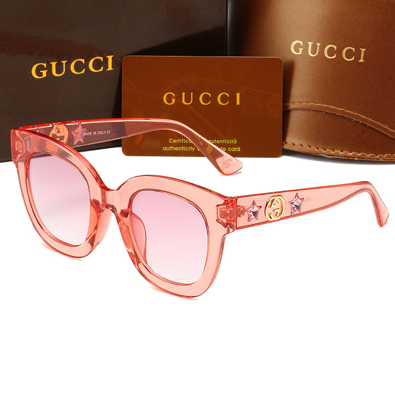 Autentiški 2024 m. GUCCI akiniai nuo saulės【akinių dėklas + akiniai】