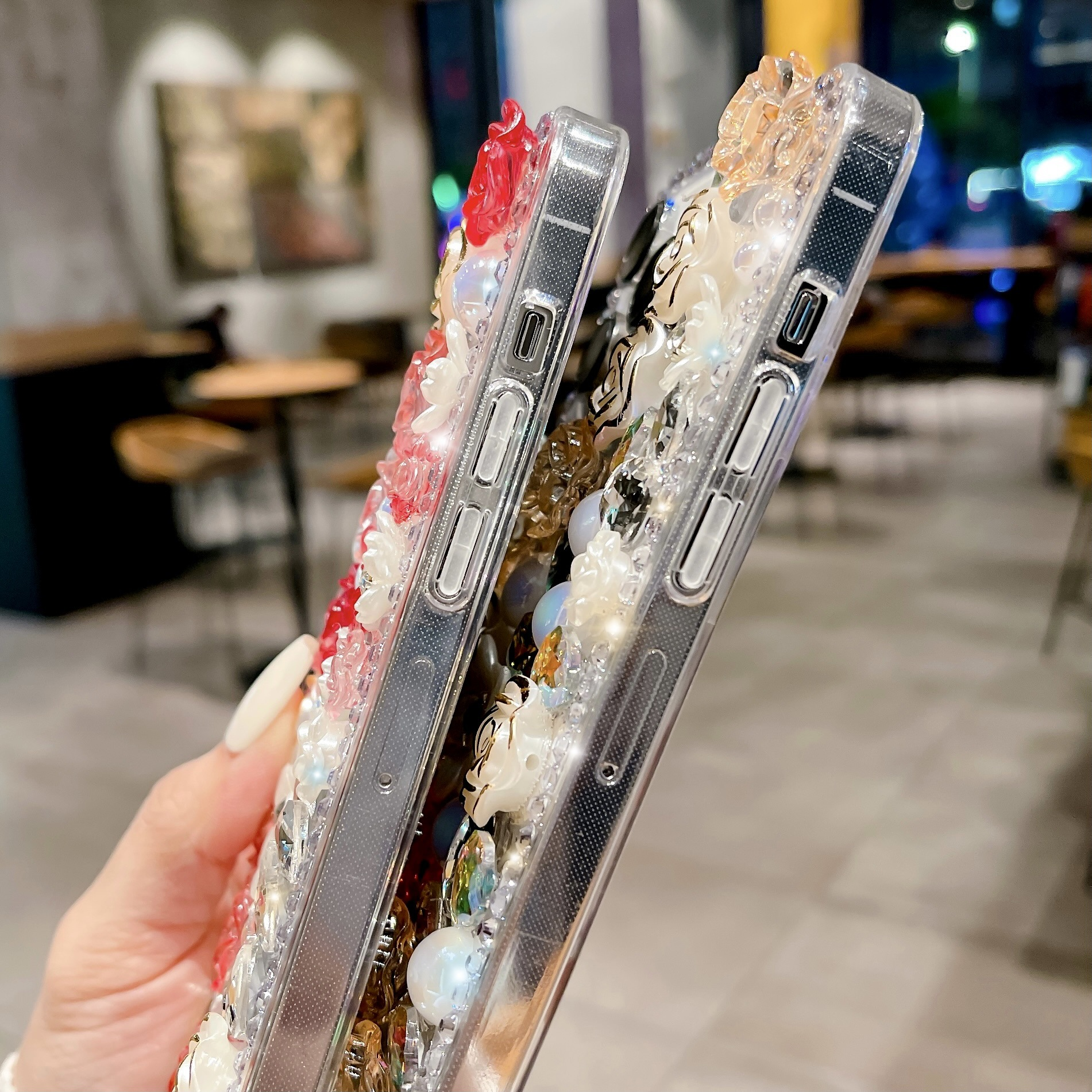 ✨Tinka iPhone Luxury Crystal Rose apsauginiam dėklui📱Geriausio sportinio dėklo pristatymas šiandien nemokamas. Gaukite savo dabar!💍👉