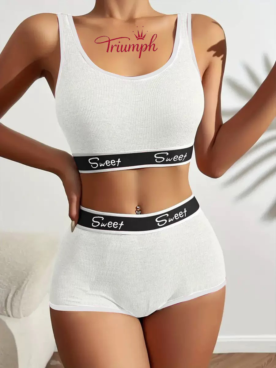 ✨【𝐓𝐫𝐢𝐮𝐦𝐩𝐡】✨👙Pilusio dydžio seksuali liemenėlė Push-up nuo slinkimo liemenėlė + kelnaitės【Nėrinių liemenėlių rinkinys】