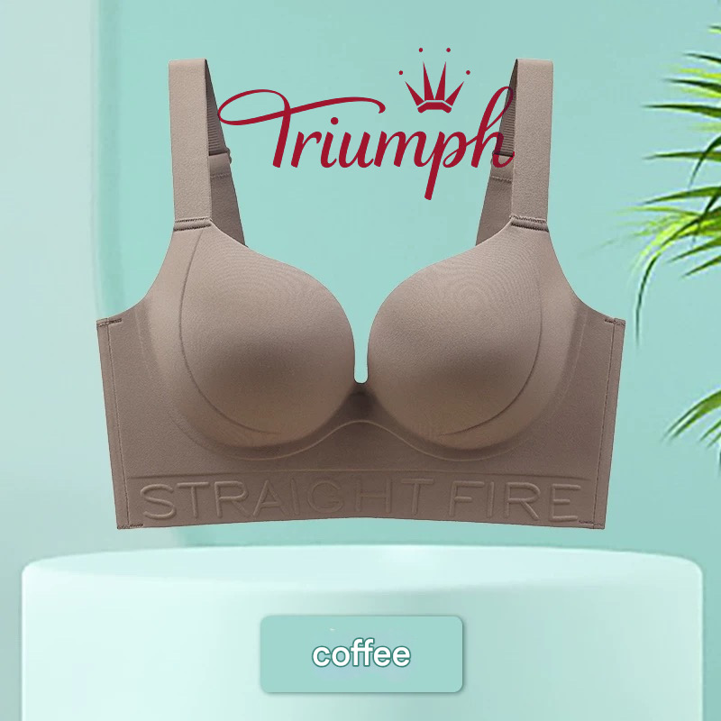 👙𝐓𝐫𝐢𝐮𝐦𝐩𝐡®besiūlė liemenėlė - ledinis šilkas be plieninių žiedų (3 apatiniai)