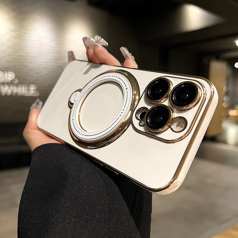 🌈Tinka Samsung iPhone + besisukančiam automobilinio telefono dėklui 📱 [magnetinis laikiklis + objektyvo plėvelė] 💍 Visiškai uždengti kraštai yra atsparesni kritimui 👉