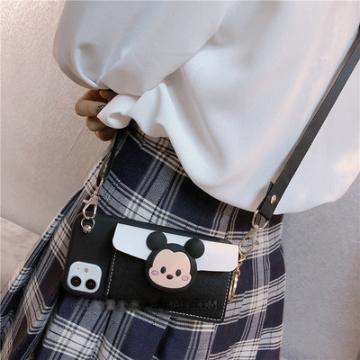 🌈📱Animacinių filmų piniginė 🥰Tinka iPhone dėklui, pečių krepšiui kryžminiam peties dirželiui💍👉