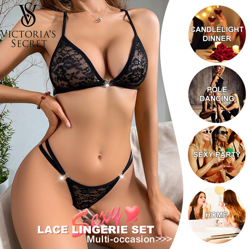 ✨【Victoria's Secret】✨Pildaus dydžio seksuali liemenėlė Push Up pilnas kaušelis nuo nuslinkimo liemenėlės rinkinys [liemenėlė + kelnaitės]