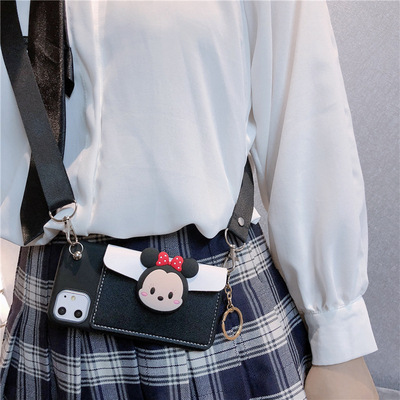 🌈📱Animacinių filmų piniginė 🥰Tinka iPhone dėklui, pečių krepšiui kryžminiam peties dirželiui💍👉