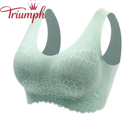 ✨Triumph -(3 dalys) Sportinės liemenės stiliaus latekso liemenėlė【M-4XL】