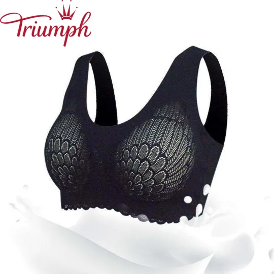 ✨Triumph -(3 dalys) Sportinės liemenės stiliaus latekso liemenėlė【M-4XL】