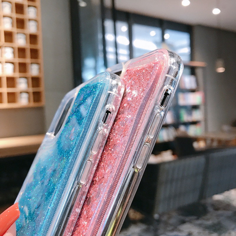 🌬🥰[pirk 1, gauk 1 nemokamai] ✨Spalvotas Aurora Heart iPhone dėklas, suderinamas su Apple kietu dėklu📱 Mados smėlėtas smėlis, viskas įskaičiuota, meilės greitojo smėlio žvaigždės💍👉