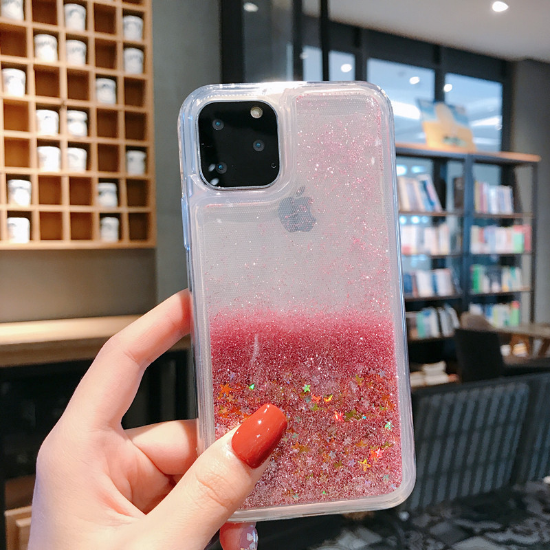 🌬🥰[pirk 1, gauk 1 nemokamai] ✨Spalvotas Aurora Heart iPhone dėklas, suderinamas su Apple kietu dėklu📱 Mados smėlėtas smėlis, viskas įskaičiuota, meilės greitojo smėlio žvaigždės💍👉