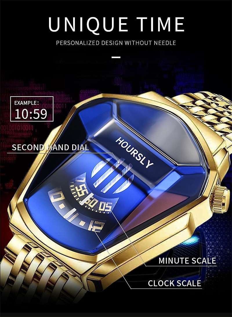 New Men'S Watch Decorative Fashion Snake Head Biker Watch Waterproof Sports Wristwatch Quartz Men'S Wristwatch 2023 - US $14.99 –P1