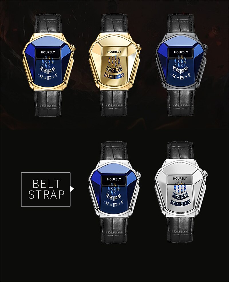 New Men'S Watch Decorative Fashion Snake Head Biker Watch Waterproof Sports Wristwatch Quartz Men'S Wristwatch 2023 - US $14.99 –P8