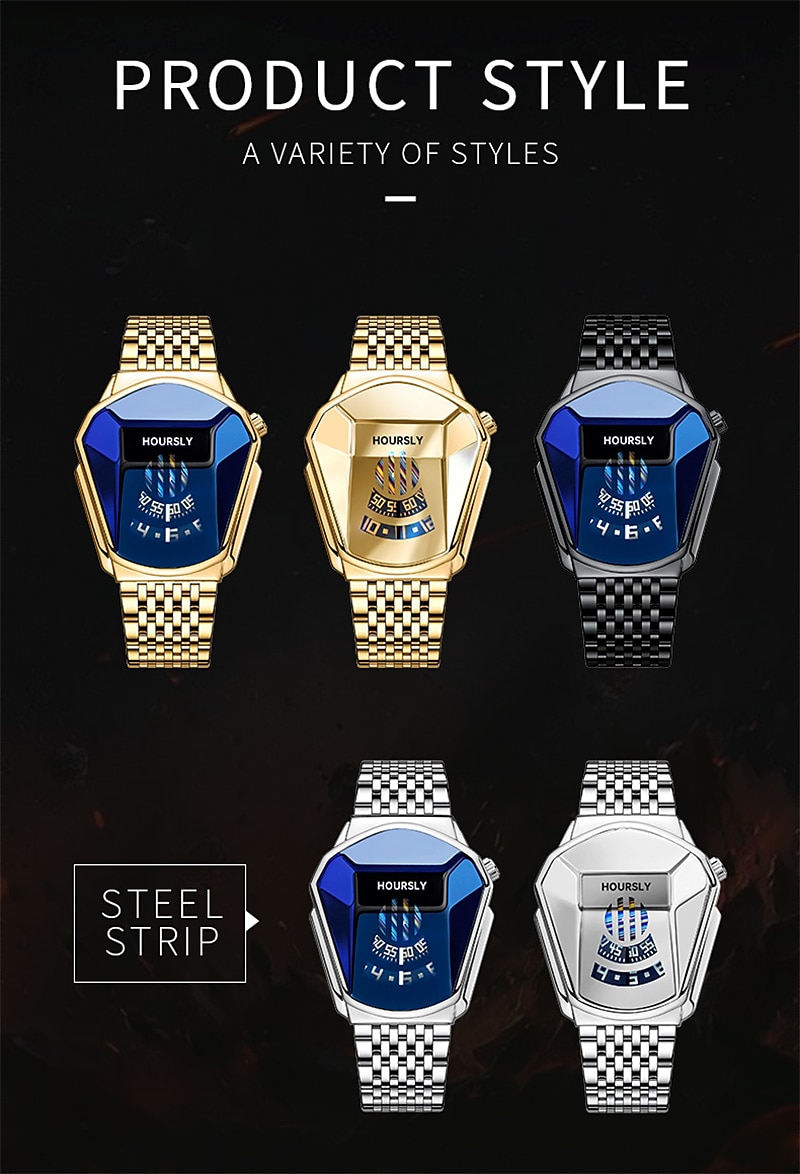 New Men'S Watch Decorative Fashion Snake Head Biker Watch Waterproof Sports Wristwatch Quartz Men'S Wristwatch 2023 - US $14.99 –P4