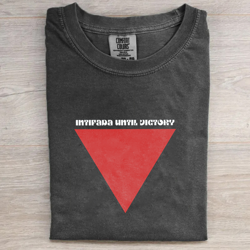 Intifada Until Victory Black T-Shirt