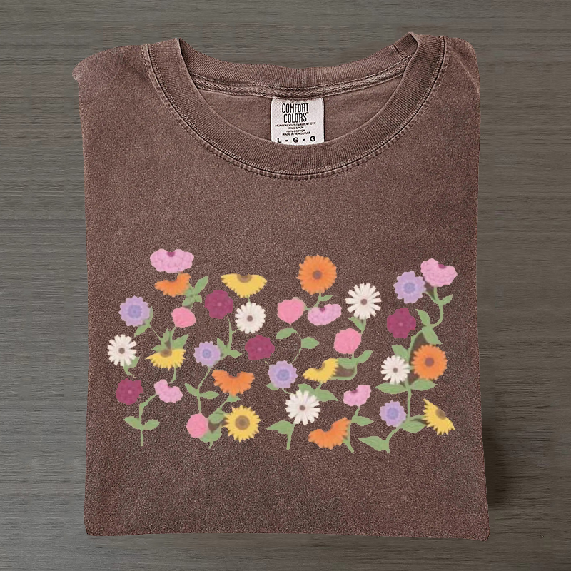 Piano Flowers T-shirt