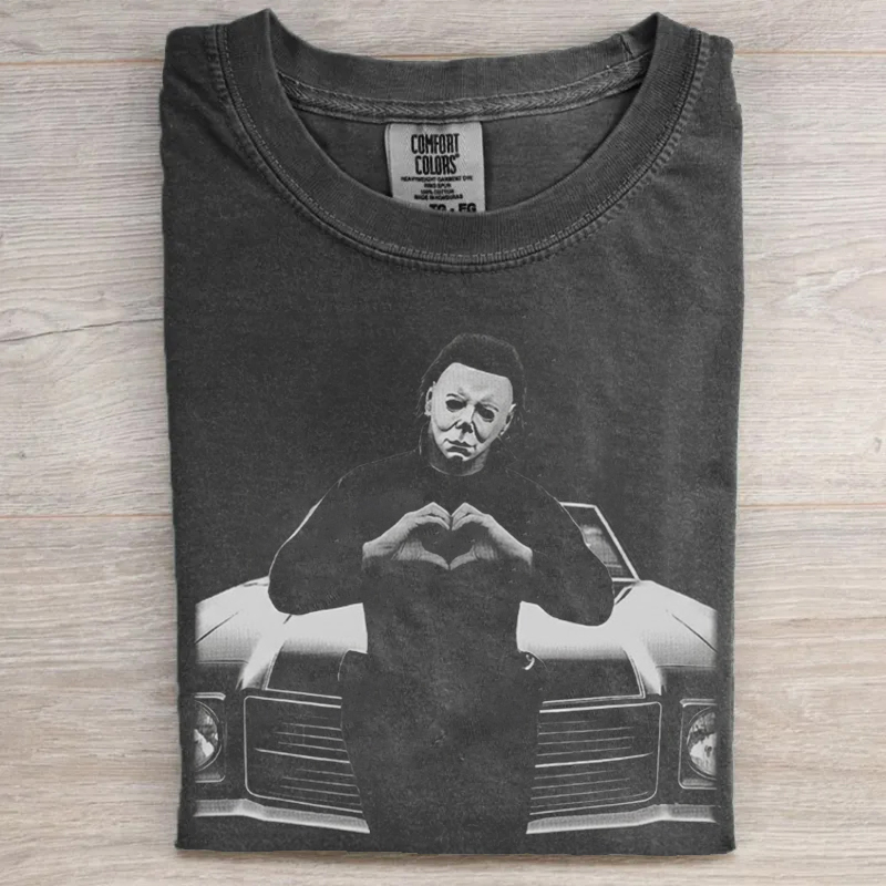Funny Heart Hands Horror T-shirt