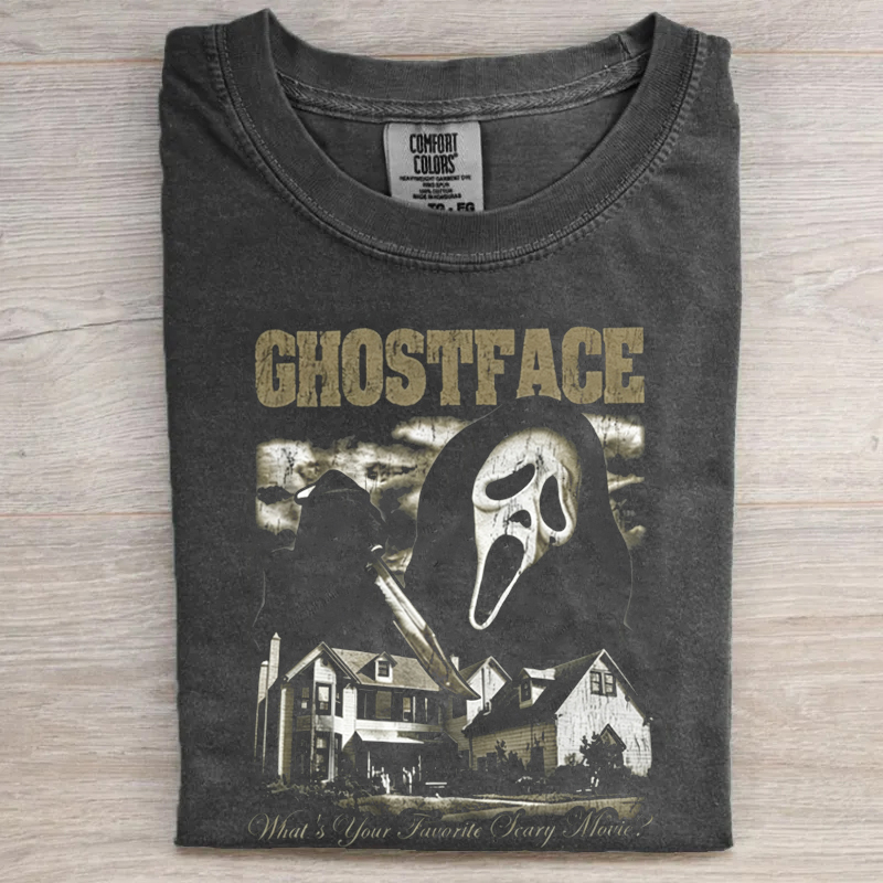 Vintage Ghostface Horror Movie  T-Shirt