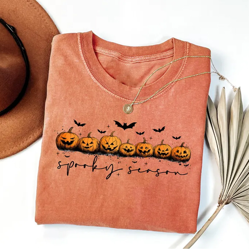 Spooky Season Pumpkins Halloween T-shirt