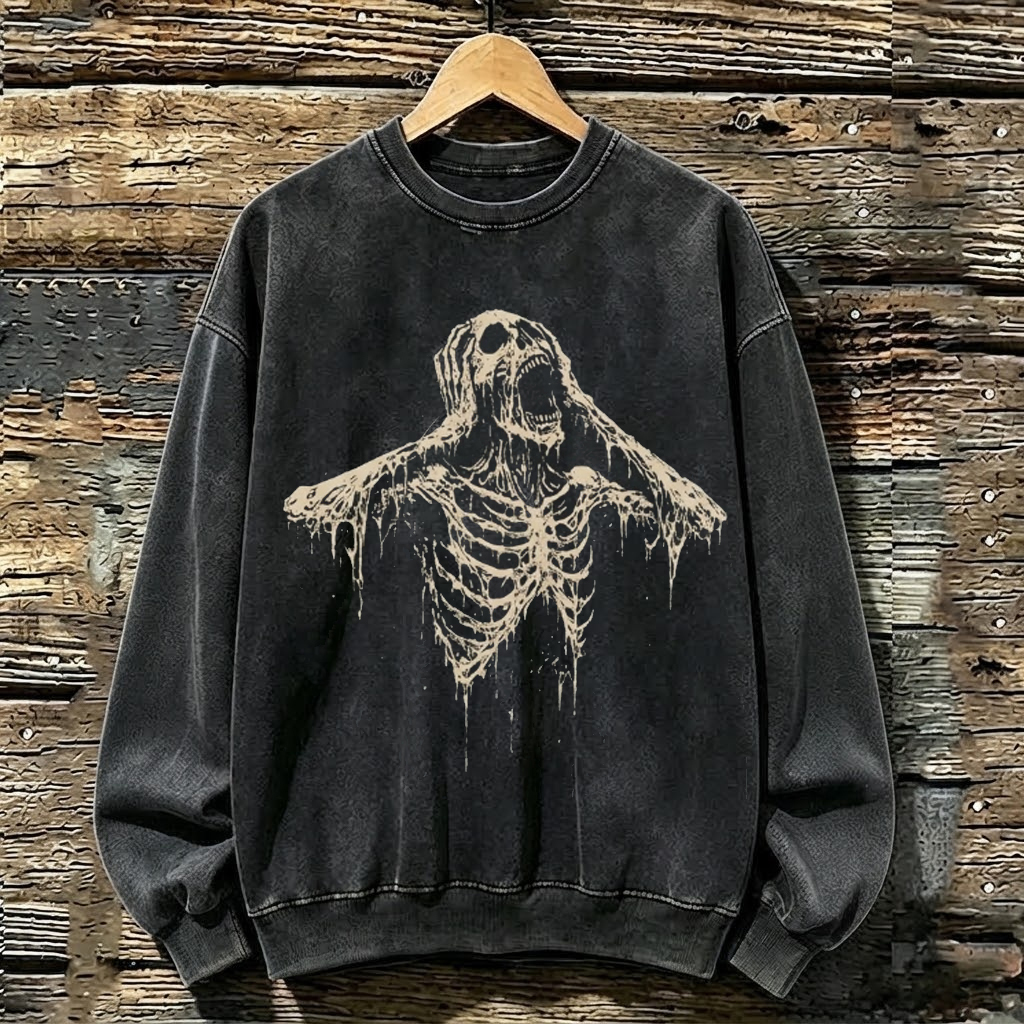 Screaming Skeleton Sweatshirt