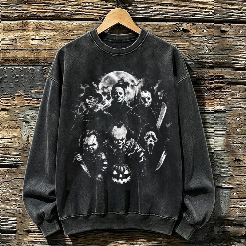 Classic Halloween Horror Characters Sweatshirt