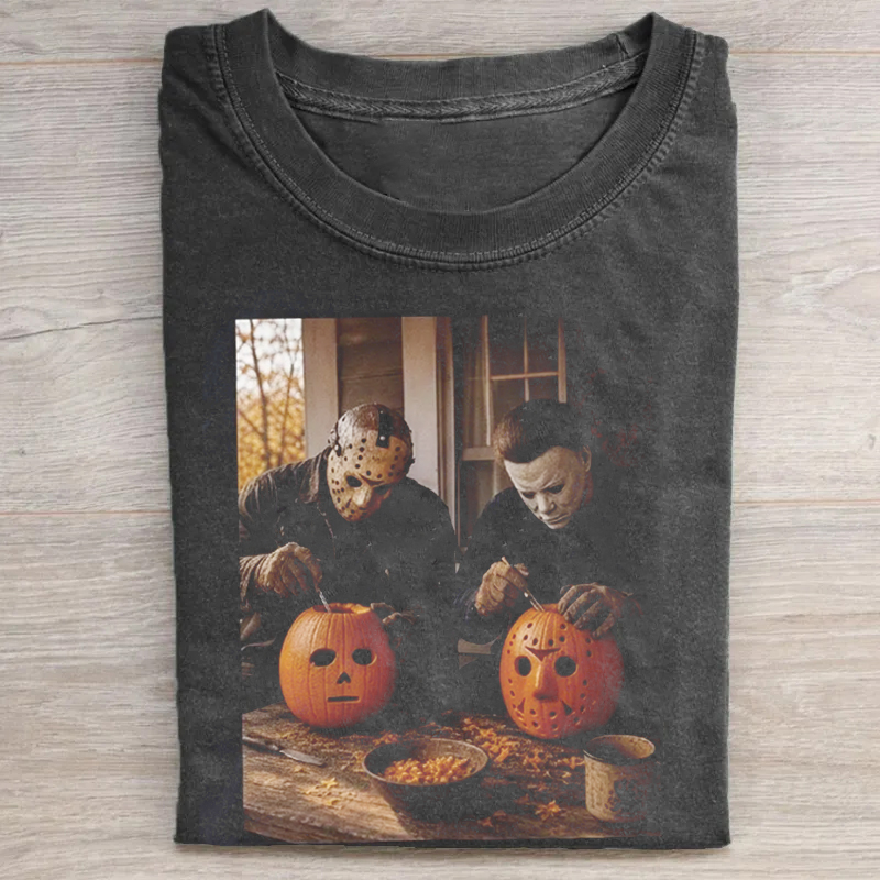 Vintage Halloween Horror Movie T-shirt