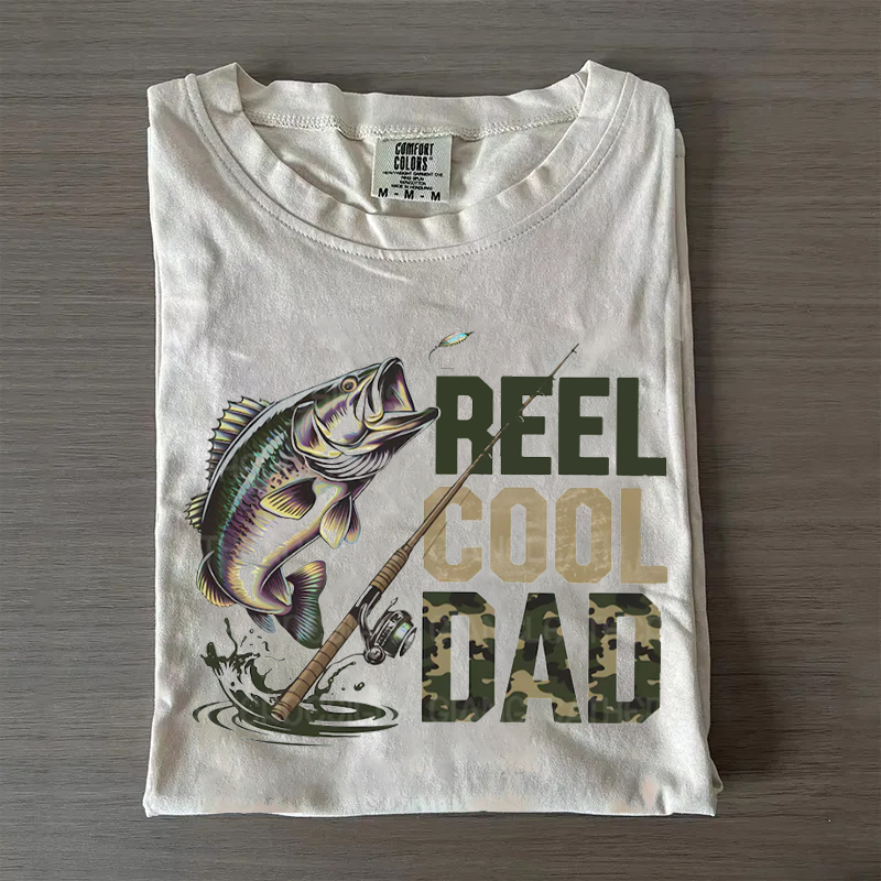 Retro Reel Cool Dad T-shirt
