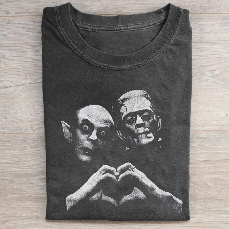 Vintage Gothic Horror Movie T-Shirt