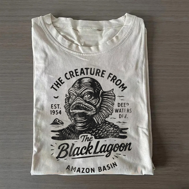 Retro Horror Movie Monster T-shirt