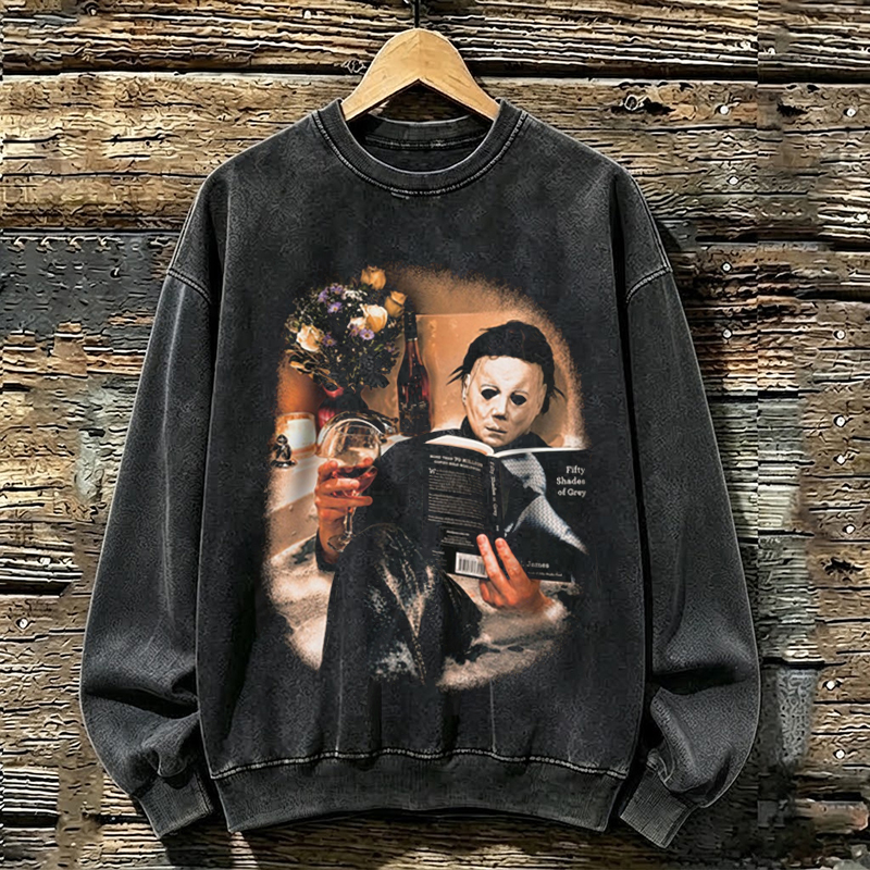 Bookish Horror Graphic Sweatshirt