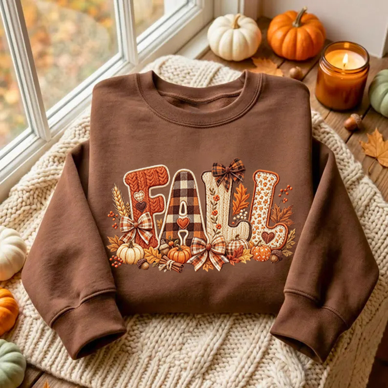 Pumpkin Bow Sweatshirt