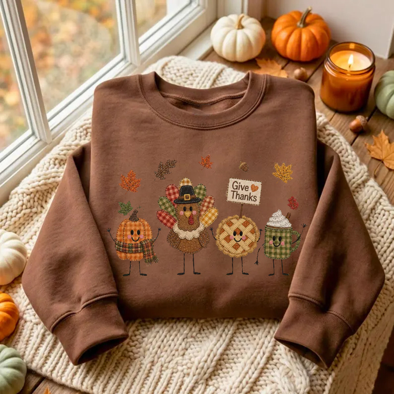 Give Thanks Turkey Sweatshirt