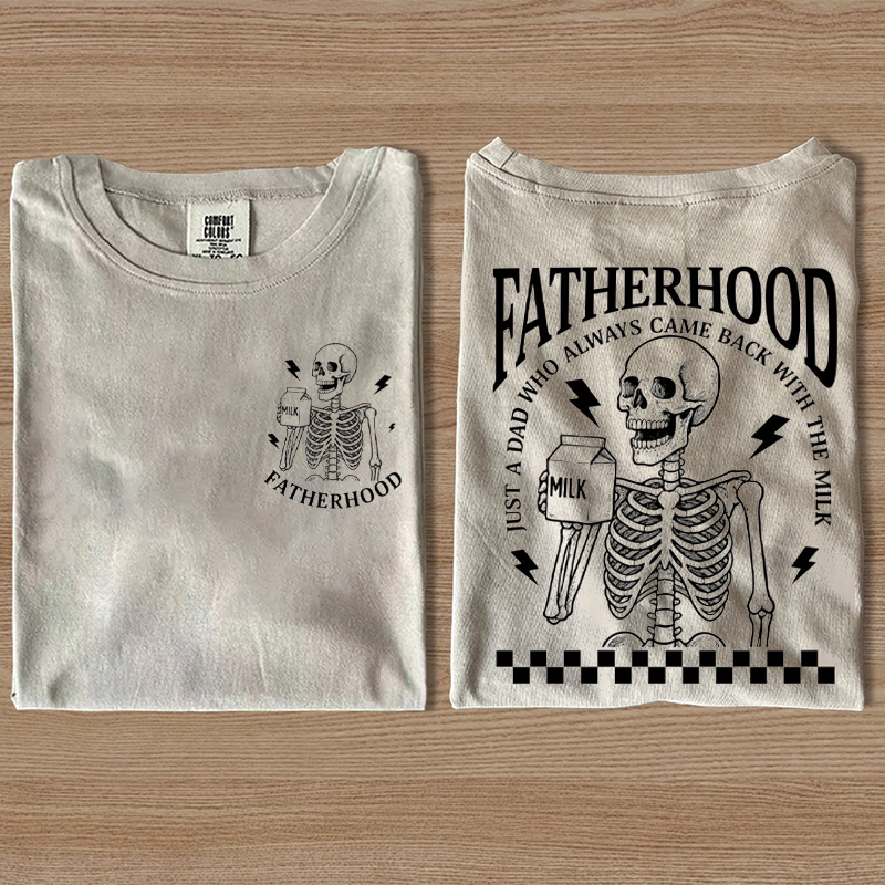 Funny Dad Skeleton Fatherhood T-shirt