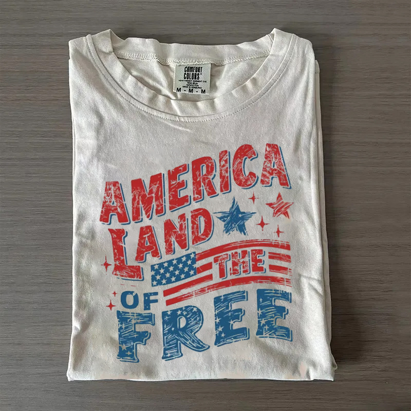 Comfort Colors America Land of The Free T-shirt