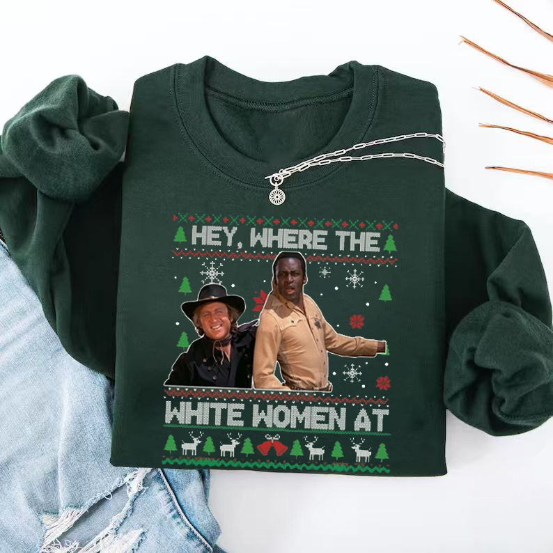 Blazing Saddles Christmas Ugly Sweatshirt