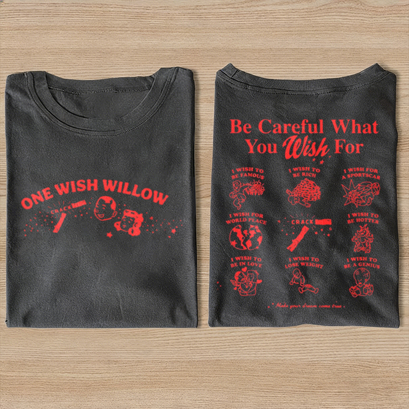 Be Careful What You Wish For Horror Movie T-Shirt