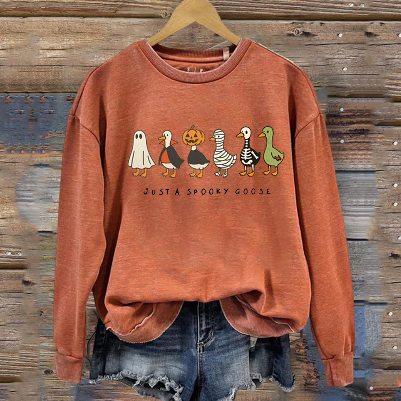 Halloween Funny Goose Sweatshirt